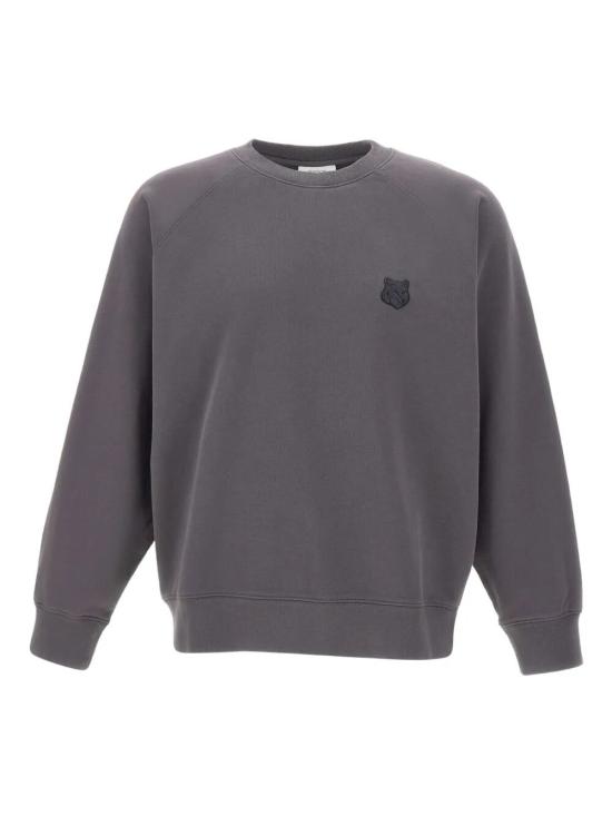 25FW 메종키츠네 폭스 헤드 오버사이즈 스웨트셔츠 PM00306KM0340P180 CHARCOAL DOM