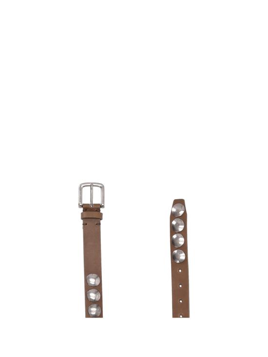 25FW 골든구스 가죽 벨트 GMA00161A000137 55319 KAKI - GOLDEN GOOSE