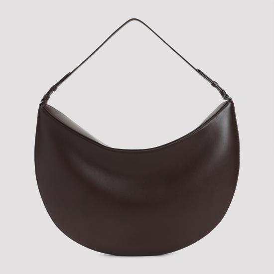 25FW 자크뮈스 오발로 숄더백 BAW00437AC18A08890 MIDNIGHTBROWN - JACQUEMUS