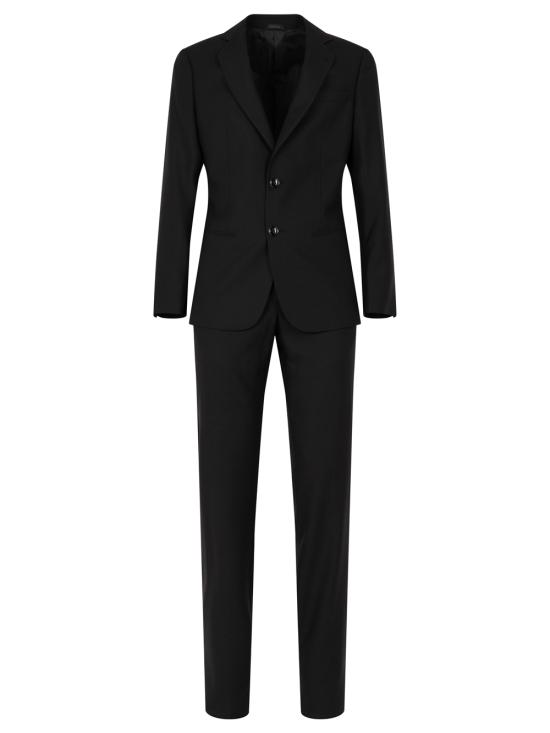 25FW 조르지오 아르마니 수트 세트 GM000605TE18133 U8139 BLACK - GIORGIO ARMANI