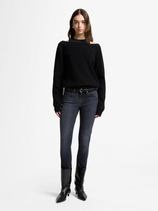 25FW 세븐포올맨카인드 스트레이트 팬츠 7UA30C34 U71NS BLACK - 7 FOR ALL MANKIND