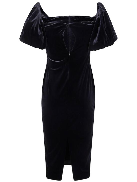 25FW 랄프 로렌 미디 원피스 253P03431 001 BLACK - RALPH LAUREN