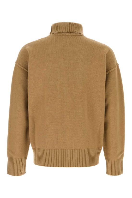 25FW 아미 ADC 터틀넥 스웨터 ADC   UKS839018 288 CAMEL NOIR - AMI