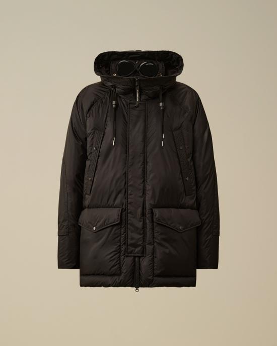 25FW 씨피 컴퍼니 다운 쉴드 고글 자켓 19CMOW184A110467A999 BLACK DOM