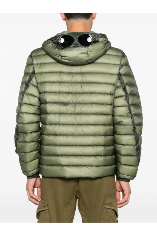 25FW 씨피 컴퍼니 DD 쉘 고글 후디드 다운 자켓 19CMOW031A110416A612 SEAGRASS DOM - C.P. COMPANY