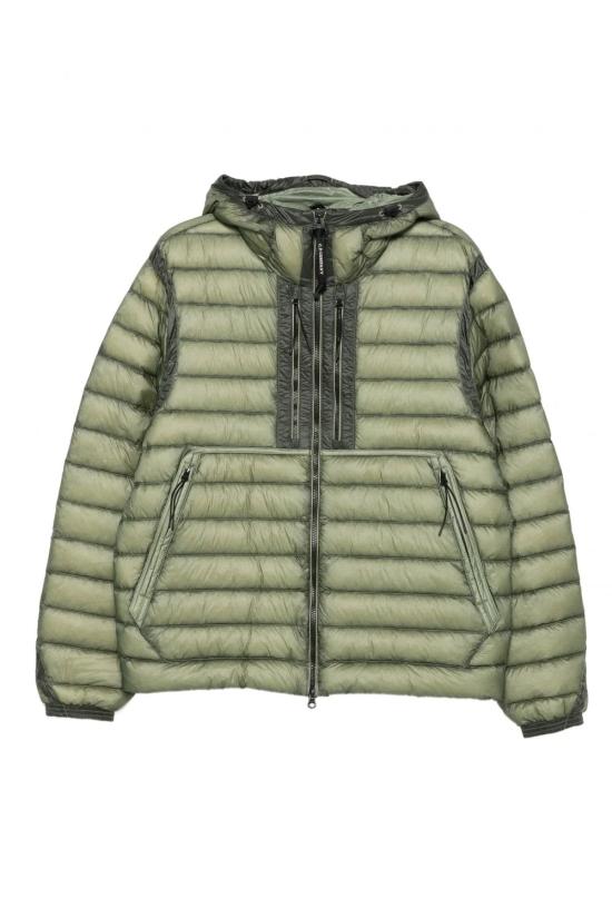 25FW 씨피 컴퍼니 DD 쉘 고글 후디드 다운 자켓 19CMOW031A110416A612 SEAGRASS DOM