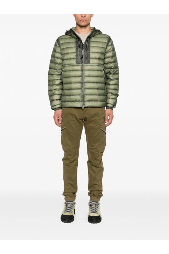 25FW 씨피 컴퍼니 DD 쉘 고글 후디드 다운 자켓 19CMOW031A110416A612 SEAGRASS DOM - C.P. COMPANY