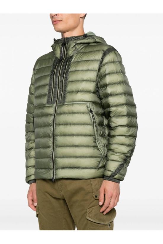 25FW 씨피 컴퍼니 DD 쉘 고글 후디드 다운 자켓 19CMOW031A110416A612 SEAGRASS DOM - C.P. COMPANY