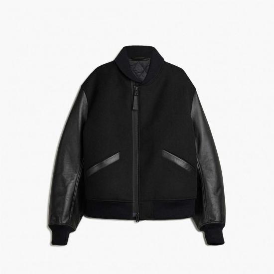 25FW 와이쓰리 가죽 자켓 JX7338 BLACK DOM