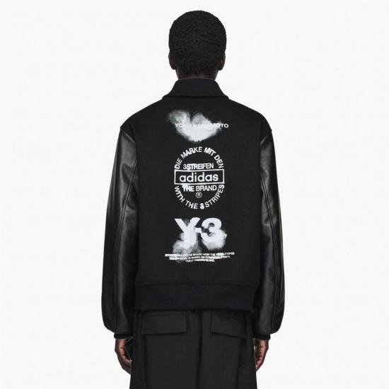 25FW 와이쓰리 가죽 자켓 JX7338 BLACK DOM - Y-3