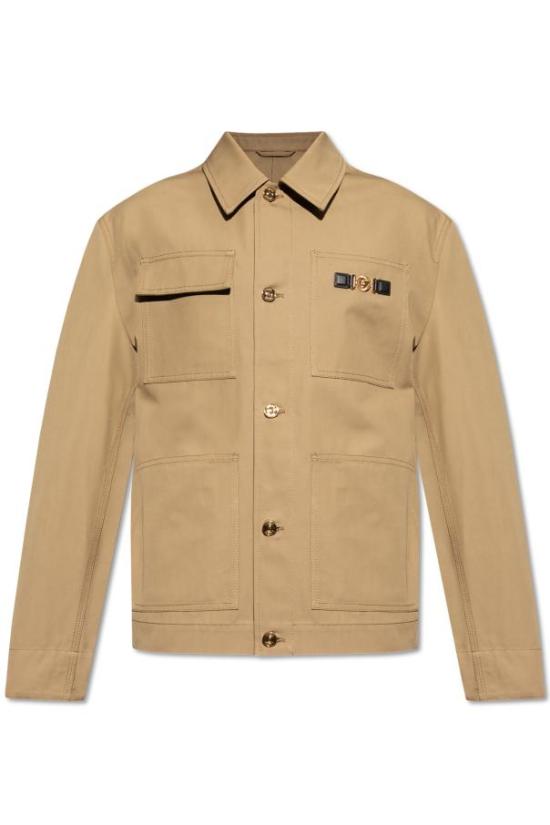  베르사체 자켓 1020687 1A15001 1KI10 DARK SAND DOM