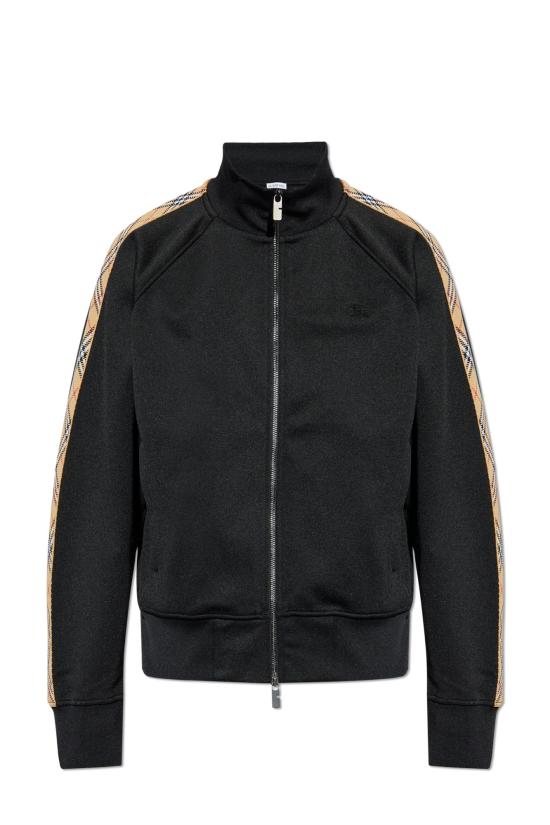 25FW 버버리 체크 트림 코튼 블렌드 트랙 자켓 8110563 DOM