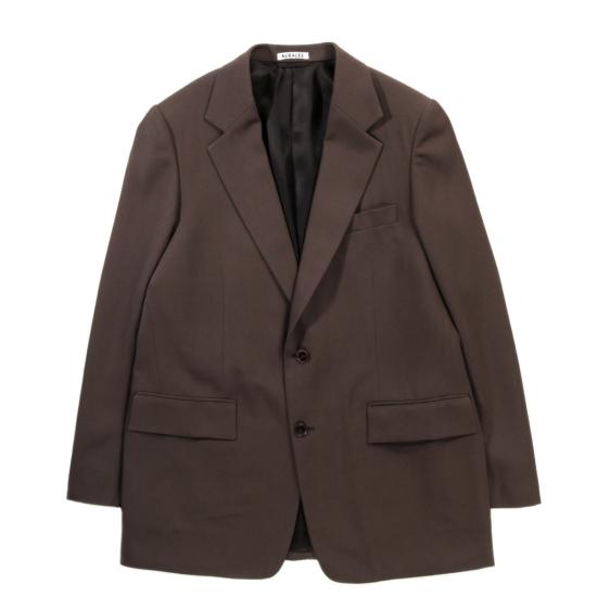  오라리 수트 자켓 A25SJ01MG DARK BROWN DOM