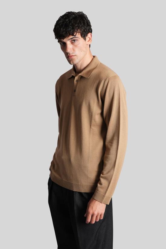 25FW 로베르토 콜리나 긴팔 셔츠 427343 253M01004 Brown - ROBERTO COLLINA