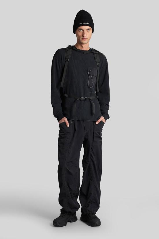 25FW 앤드원더 스웨터 428777 5745984084 Black - AND WANDER