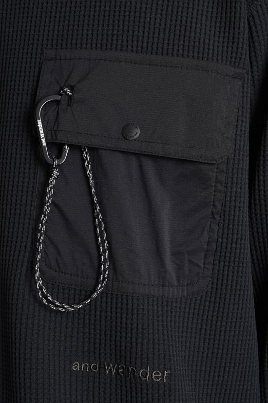 25FW 앤드원더 스웨터 428777 5745984084 Black - AND WANDER