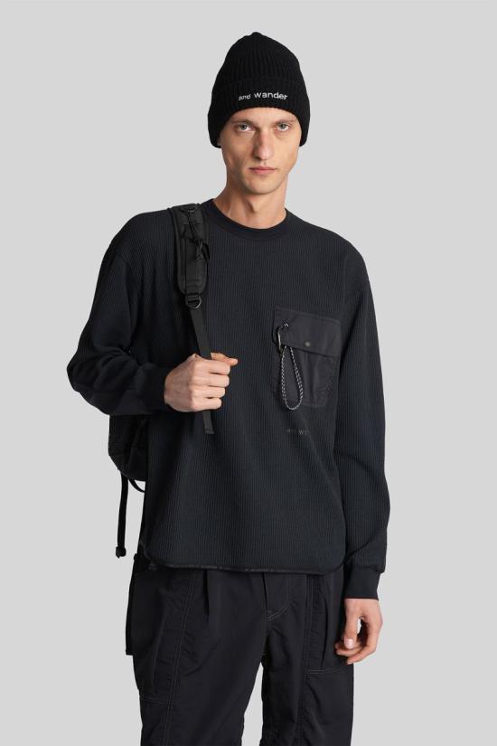 25FW 앤드원더 스웨터 428777 5745984084 Black