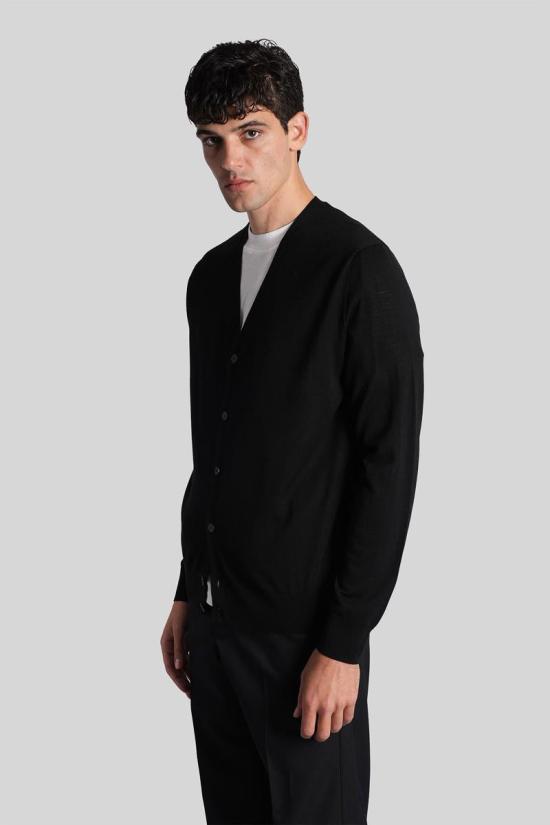 25FW 발렌타인 가디건 427696 B2K001 16W02 Black - BALLANTYNE