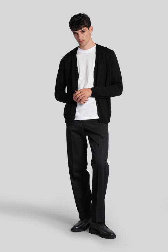 25FW 발렌타인 가디건 427696 B2K001 16W02 Black - BALLANTYNE