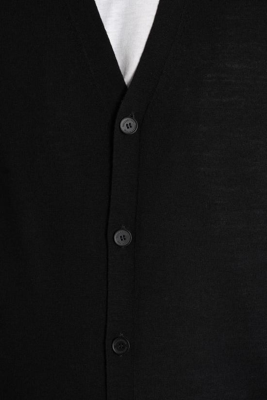 25FW 발렌타인 가디건 427696 B2K001 16W02 Black - BALLANTYNE