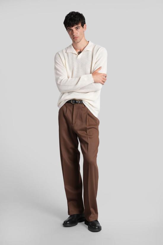 25FW 로베르토 콜리나 긴팔 셔츠 427356 253M37204 Beige - ROBERTO COLLINA