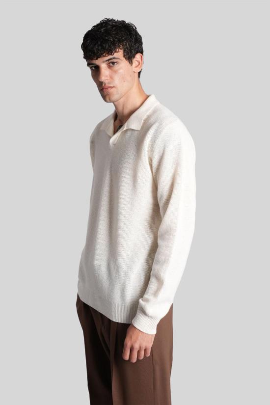 25FW 로베르토 콜리나 긴팔 셔츠 427356 253M37204 Beige - ROBERTO COLLINA