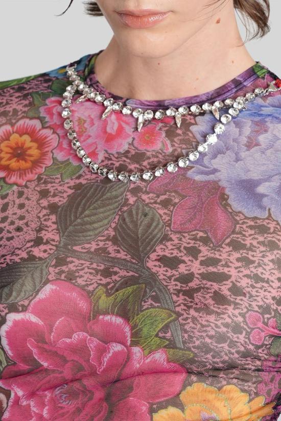 25FW 아레아 롱 원피스 424343 PF25AWDR0169FA01 MULTICOLOR - AREA