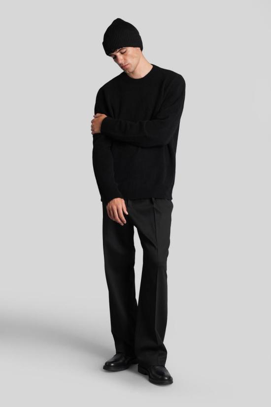 25FW 로베르토 콜리나 스웨터 427352 253M14101 Black - ROBERTO COLLINA