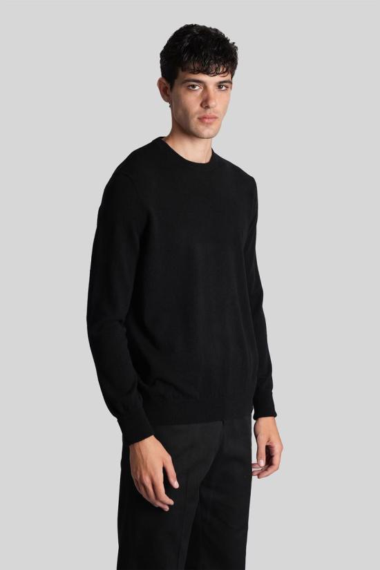 25FW 발렌타인 스웨터 427690 B2P000 12K00 Black - BALLANTYNE