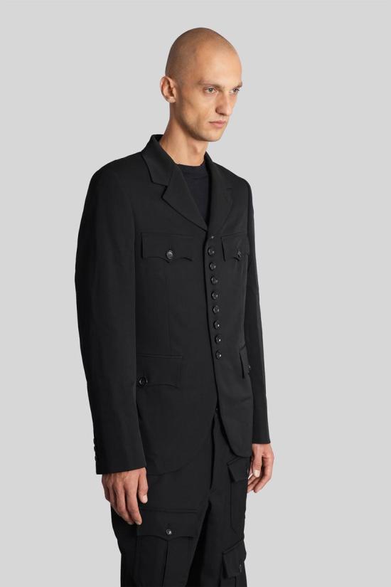 25FW 꼼데가르송 자켓 428032 PP J046 W25 Black - COMME DES GARCONS