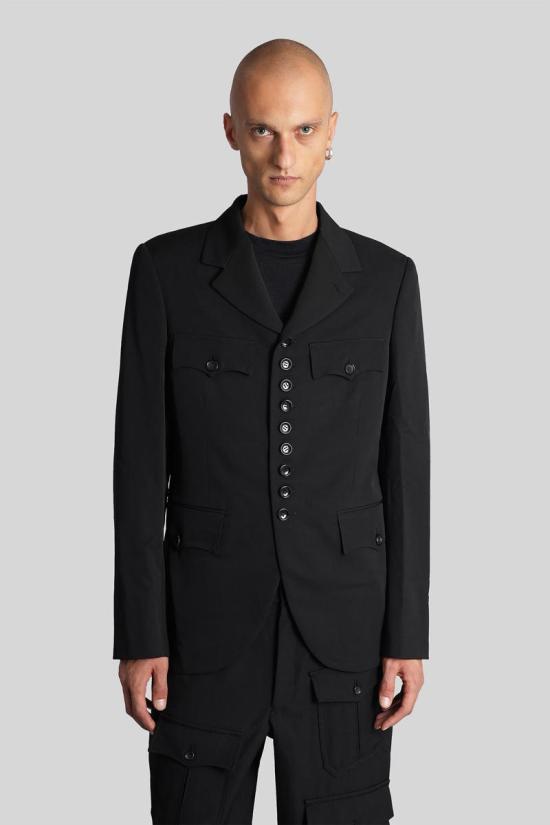 25FW 꼼데가르송 자켓 428032 PP J046 W25 Black