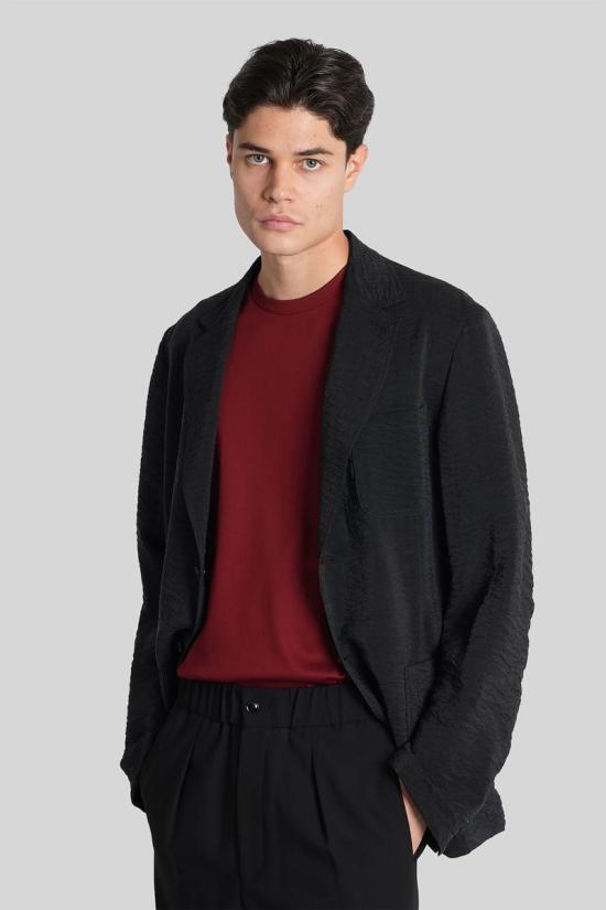 25FW 조르지오 아르마니 반팔 티셔츠 424986 6LSM90SJTKZ RED - GIORGIO ARMANI