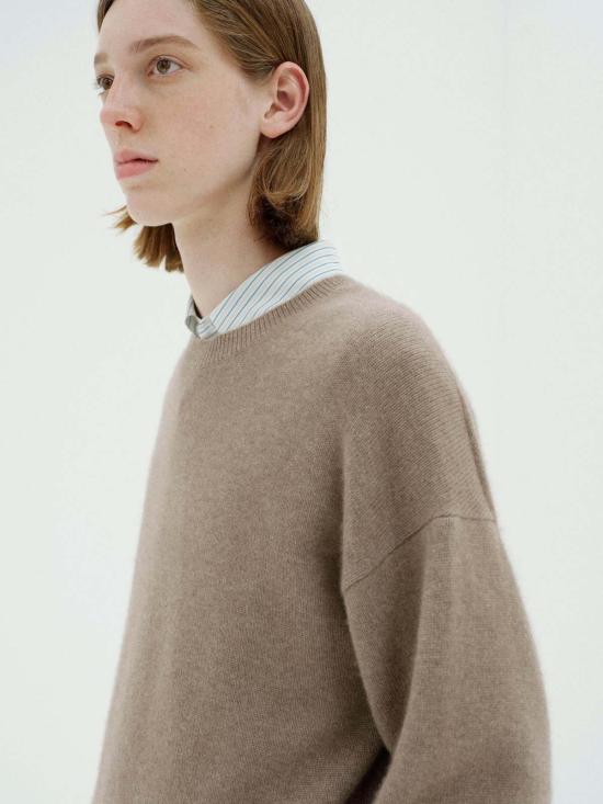  오라리 스웨터 오랄리 베이비 캐시미어 니트 풀오버 - AURALEE