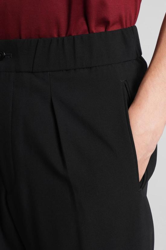 25FW 조르지오 아르마니 숏팬츠 424642 GM000576TE10043 Black - GIORGIO ARMANI