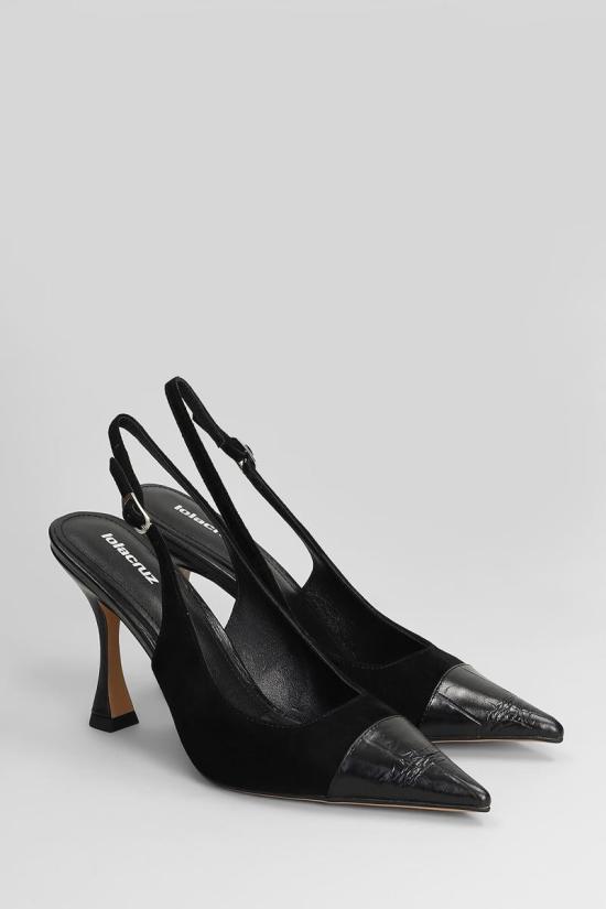 25FW 로라크루즈 힐/펌프스 425574 090Z35BK Black - LOLA CRUZ