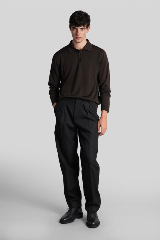 25FW 로베르토 콜리나 긴팔 셔츠 427344 253M01004 BROWN - ROBERTO COLLINA