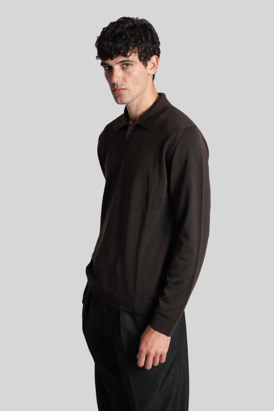 25FW 로베르토 콜리나 긴팔 셔츠 427344 253M01004 BROWN - ROBERTO COLLINA