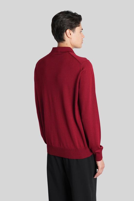 25FW 엠포리오 아르마니 긴팔 셔츠 424960 8N1F431M67Z RED - EMPORIO ARMANI