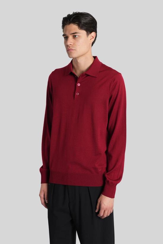 25FW 엠포리오 아르마니 긴팔 셔츠 424960 8N1F431M67Z RED - EMPORIO ARMANI