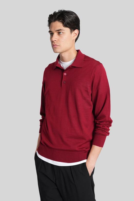 25FW 엠포리오 아르마니 긴팔 셔츠 424960 8N1F431M67Z RED - EMPORIO ARMANI