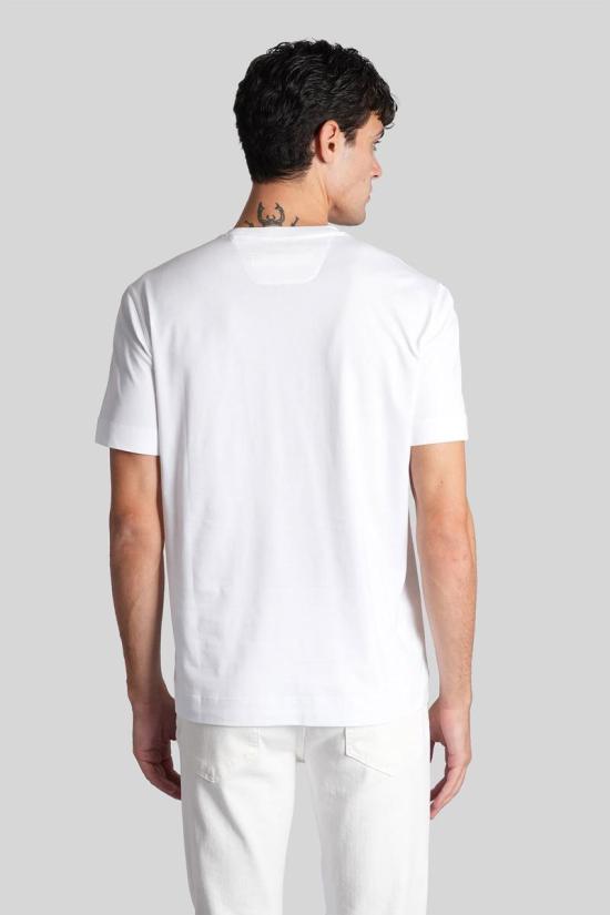 25FW 에르메네질도제냐 반팔 티셔츠 428129 UG360A2 G765NL WHITE - ERMENEGILDO ZEGNA