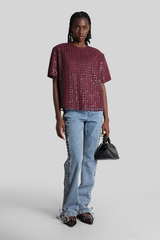 25FW 로테이트 바이 크리스텐슨 데님 팬츠 424184 114595 BLUE - ROTATE BY BIRGERCHRISTENSEN