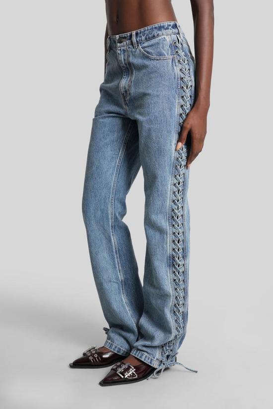 25FW 로테이트 바이 크리스텐슨 데님 팬츠 424184 114595 BLUE - ROTATE BY BIRGERCHRISTENSEN