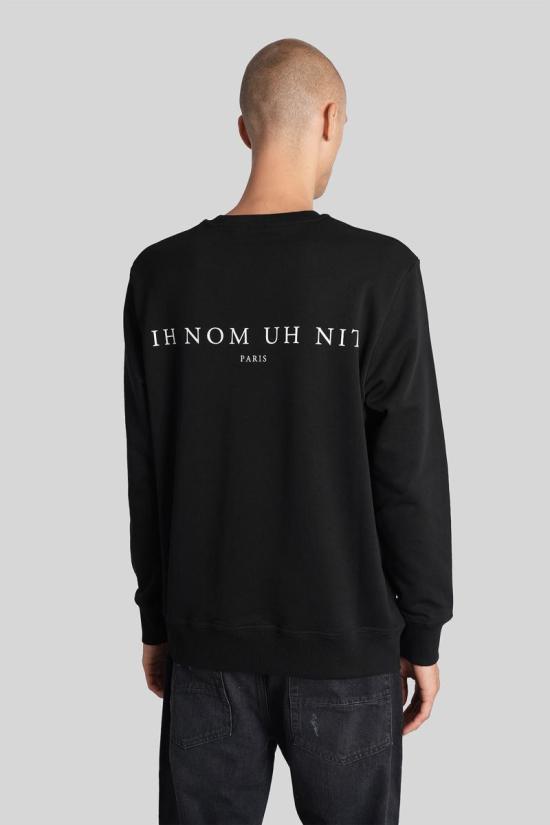 25FW 이놈어닛 긴팔 티셔츠 425436 NUW25232 Black - IH NOM UH NIT