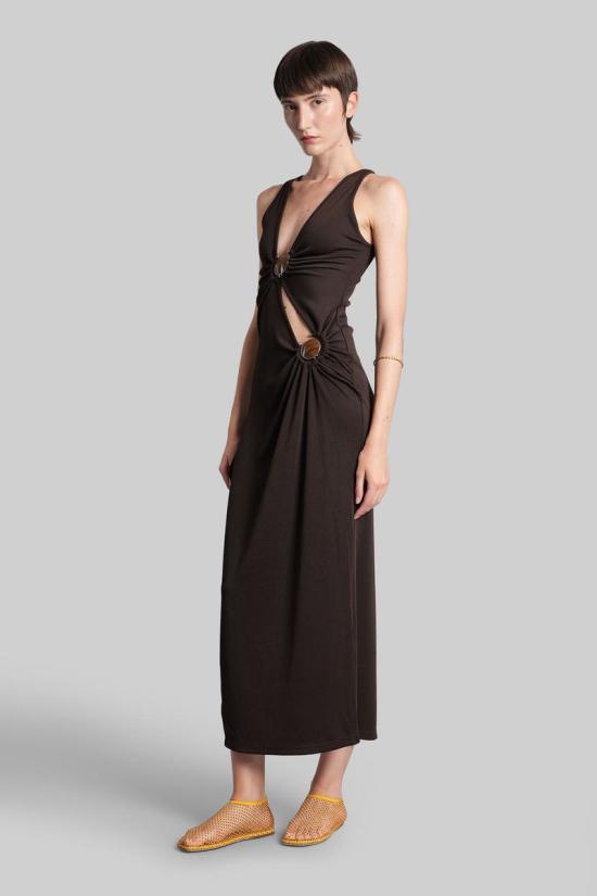 25FW 크리스토퍼에스버 롱 원피스 427896 25033771 BROWN - CHRISTOPHER ESBER