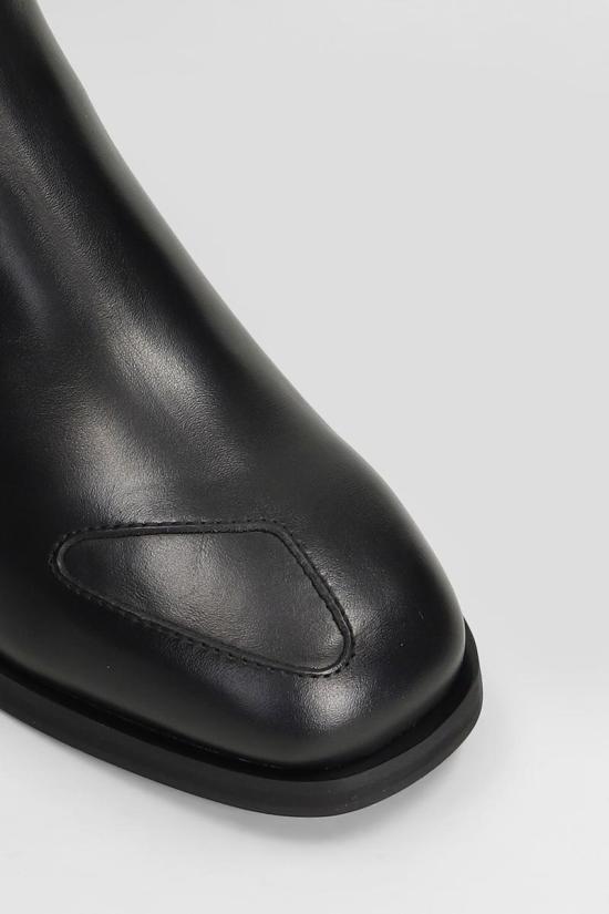 25FW 장 뤽 앰브리지 라벨 부츠 426289 JBUW103LE03 Black - J.L-A.L