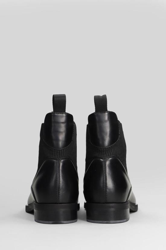 25FW 장 뤽 앰브리지 라벨 부츠 426289 JBUW103LE03 Black - J.L-A.L