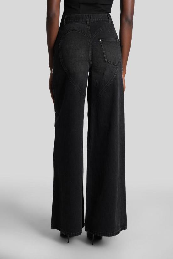 25FW 아레아 데님 팬츠 424160 0000P02333 Black - AREA