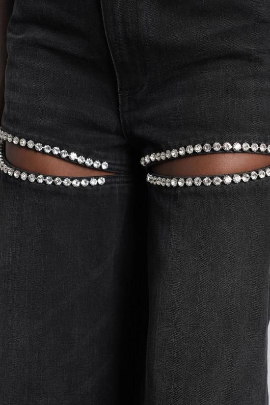 25FW 아레아 데님 팬츠 424160 0000P02333 Black - AREA