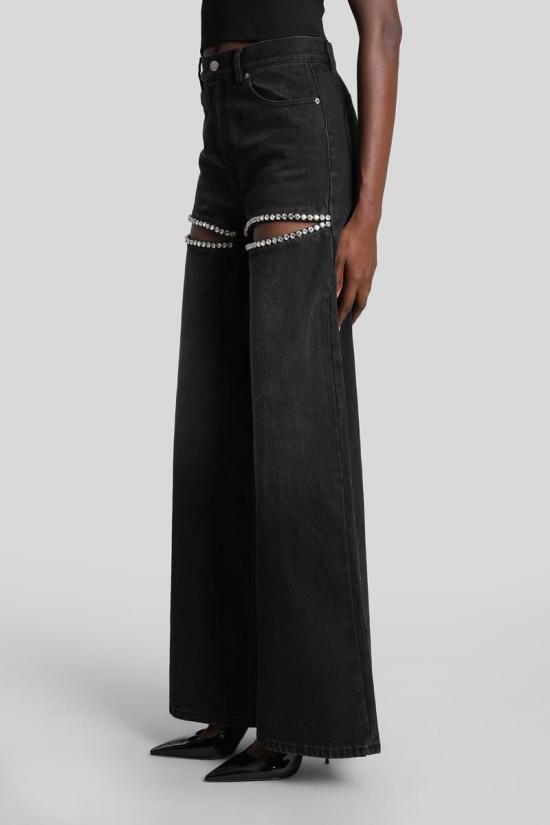 25FW 아레아 데님 팬츠 424160 0000P02333 Black - AREA